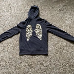 Victoria secret size Medium, gray zip up hoodie